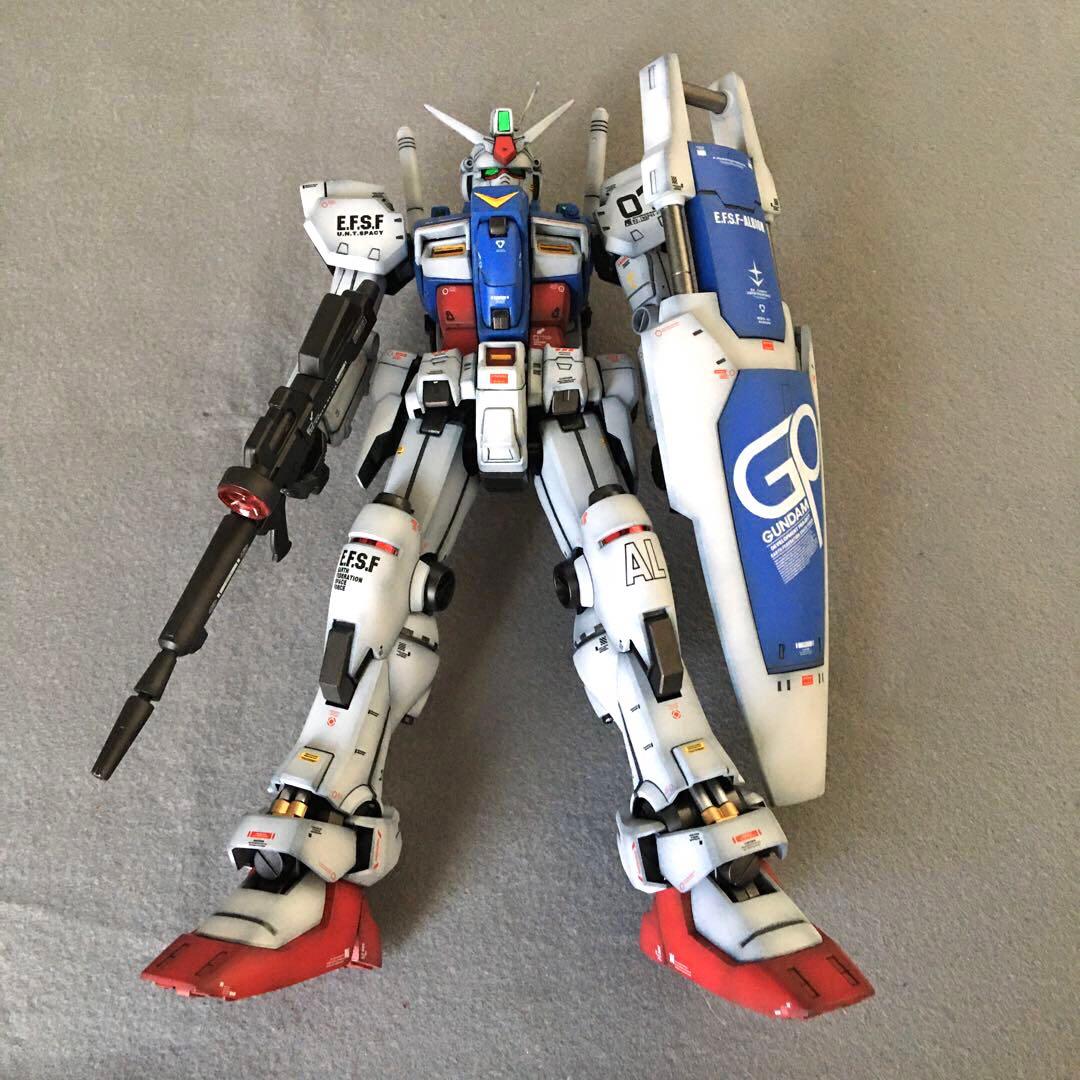 ガンプラ 完成品 1/100 MG RX-78 GP01 ガンダム 試作1号機