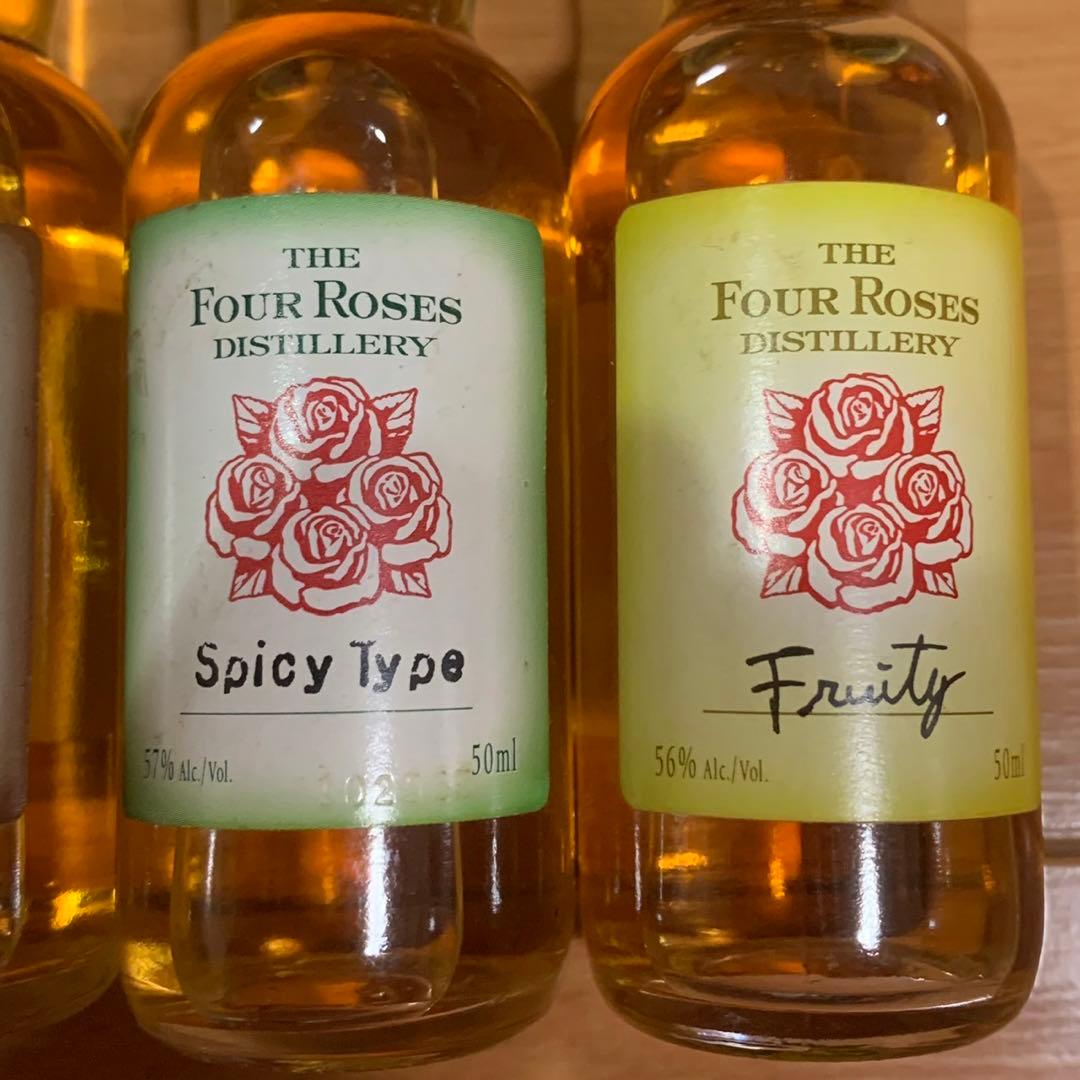 フォアローゼズ ミニチュア　ボトル スパイシー フローラル フルーティ 4本