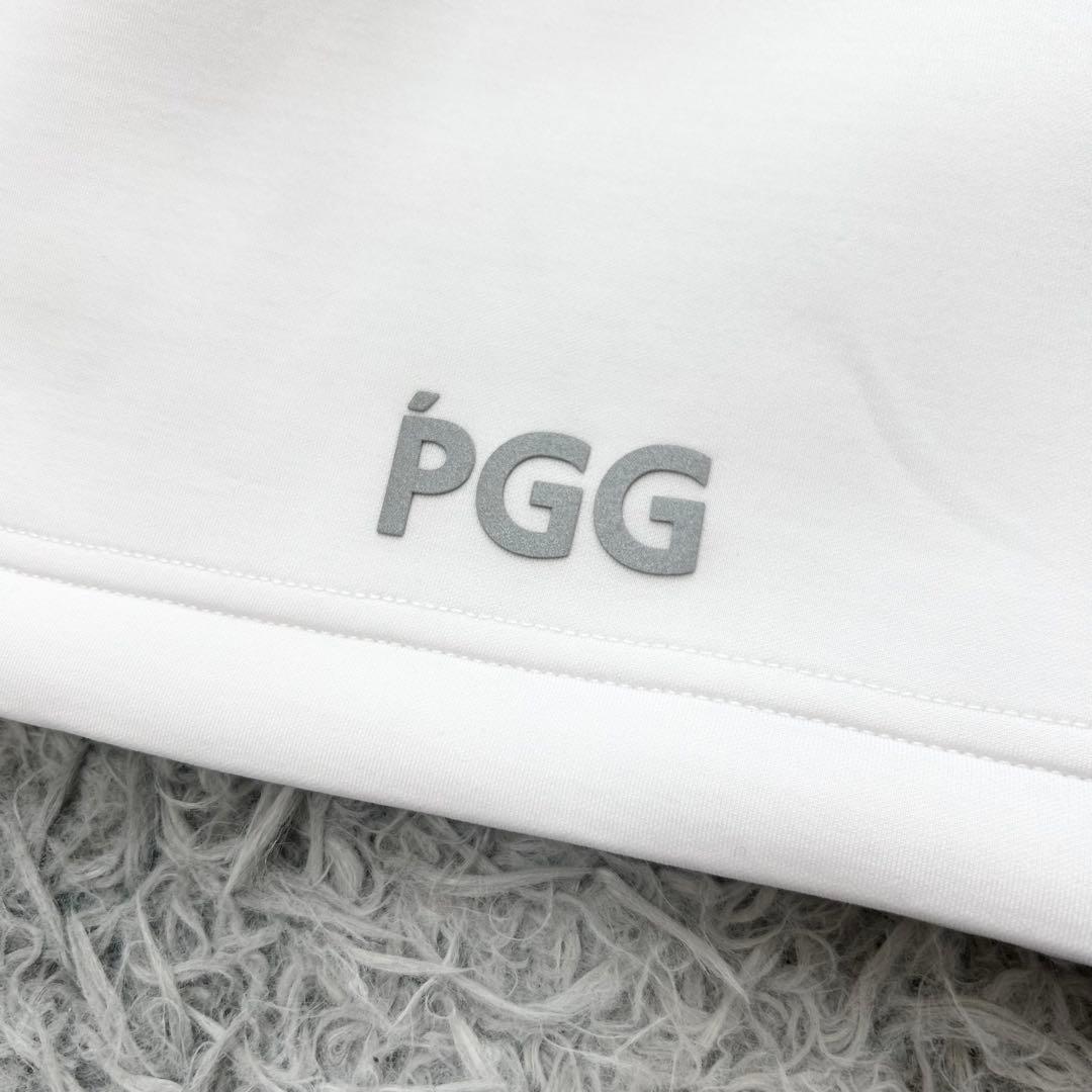 新品　PGG パーリーゲイツ　プルオーバー　ハイネック　カットソー　ホワイト　1