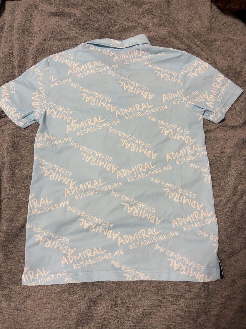 アドミラルゴルフ(Admiral GOLF)半袖シャツ 水色 M ADMA433
