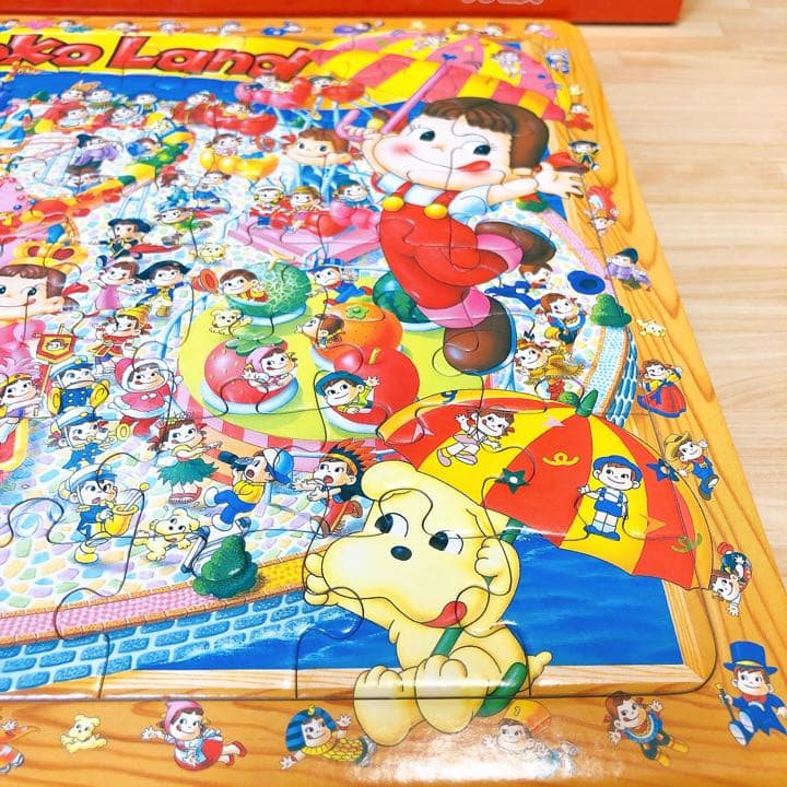 【非売品】不二家ペコちゃん　ジグソーパズル2個セット