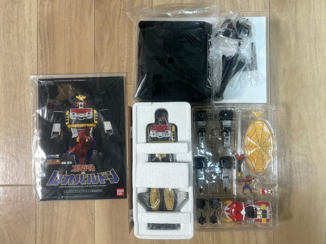 超合金魂 GX-33 レオパルドン&スパイダーマン 東映版 日本版 マーベラー