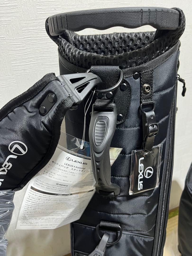 新品！レクサス＆アドミラル　lexus admiral キャディバッグ