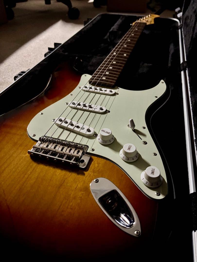 極美品 日本製ストラトCoolZ ZST-1R ロックペグ スチールブロック