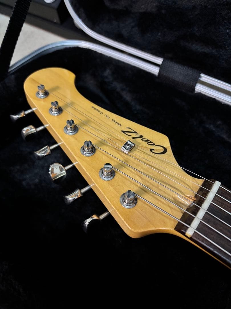 極美品 日本製ストラトCoolZ ZST-1R ロックペグ スチールブロック