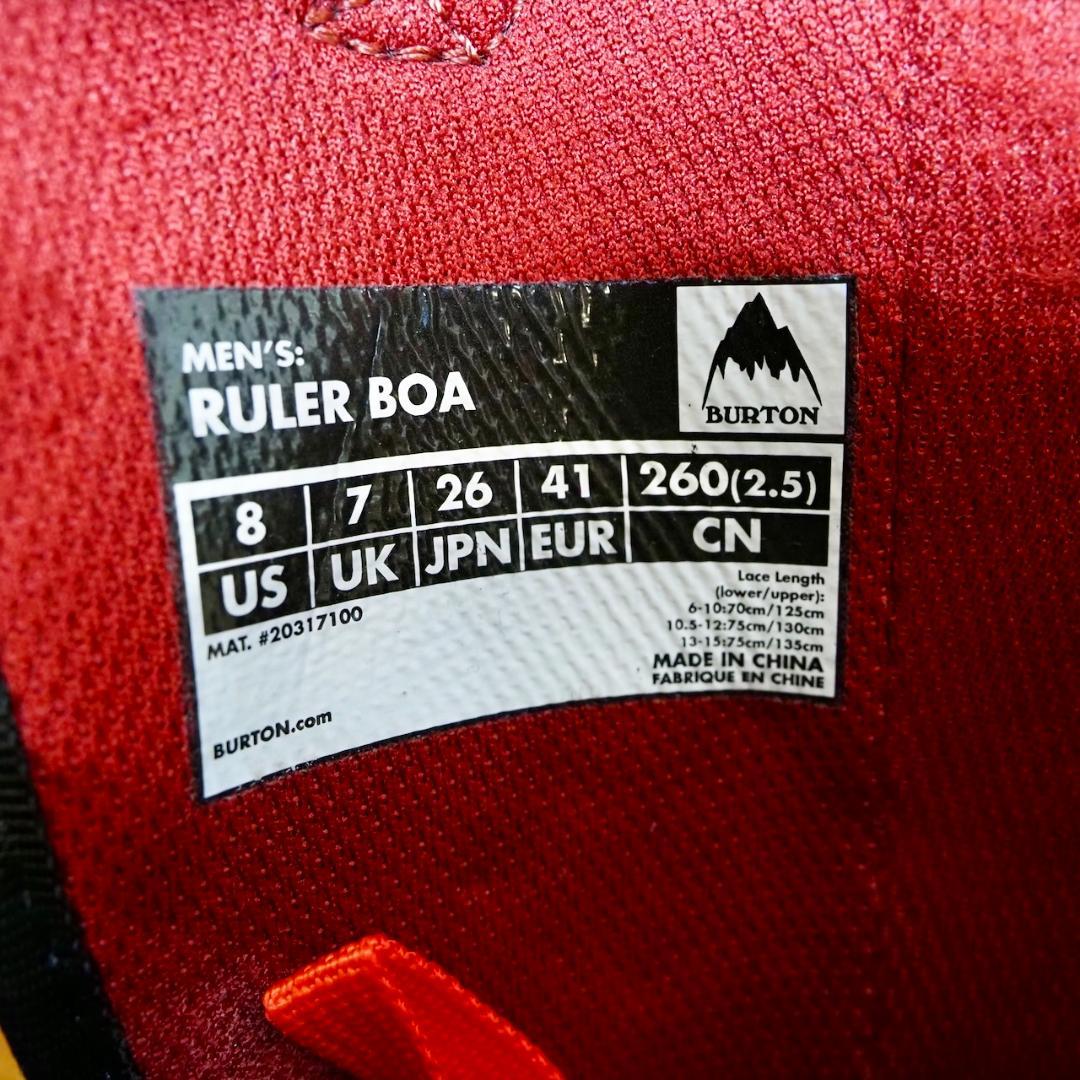 Burton RULER BOA バートン　ルーラー　ボア