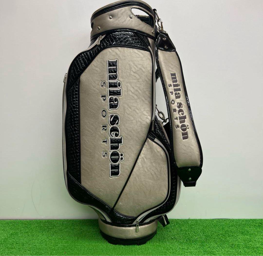 mila schon ミラショーン　キャディバッグ　ゴルフバック　9インチ　中古