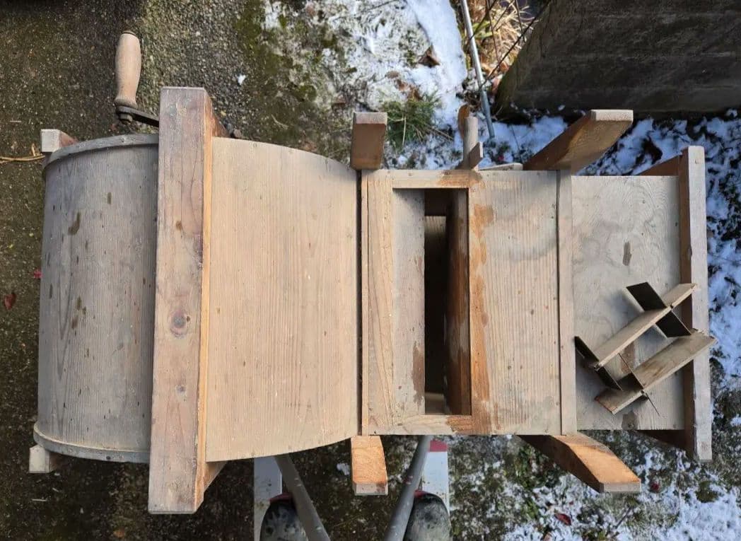 1949年全国農機具大博覧会最高賞「安野式ウチバ唐箕」木製唐箕【送料無料】