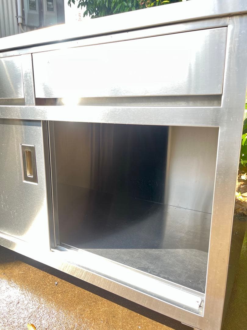 サンタさん ステンレスシンク付き作業台　1500×600×780