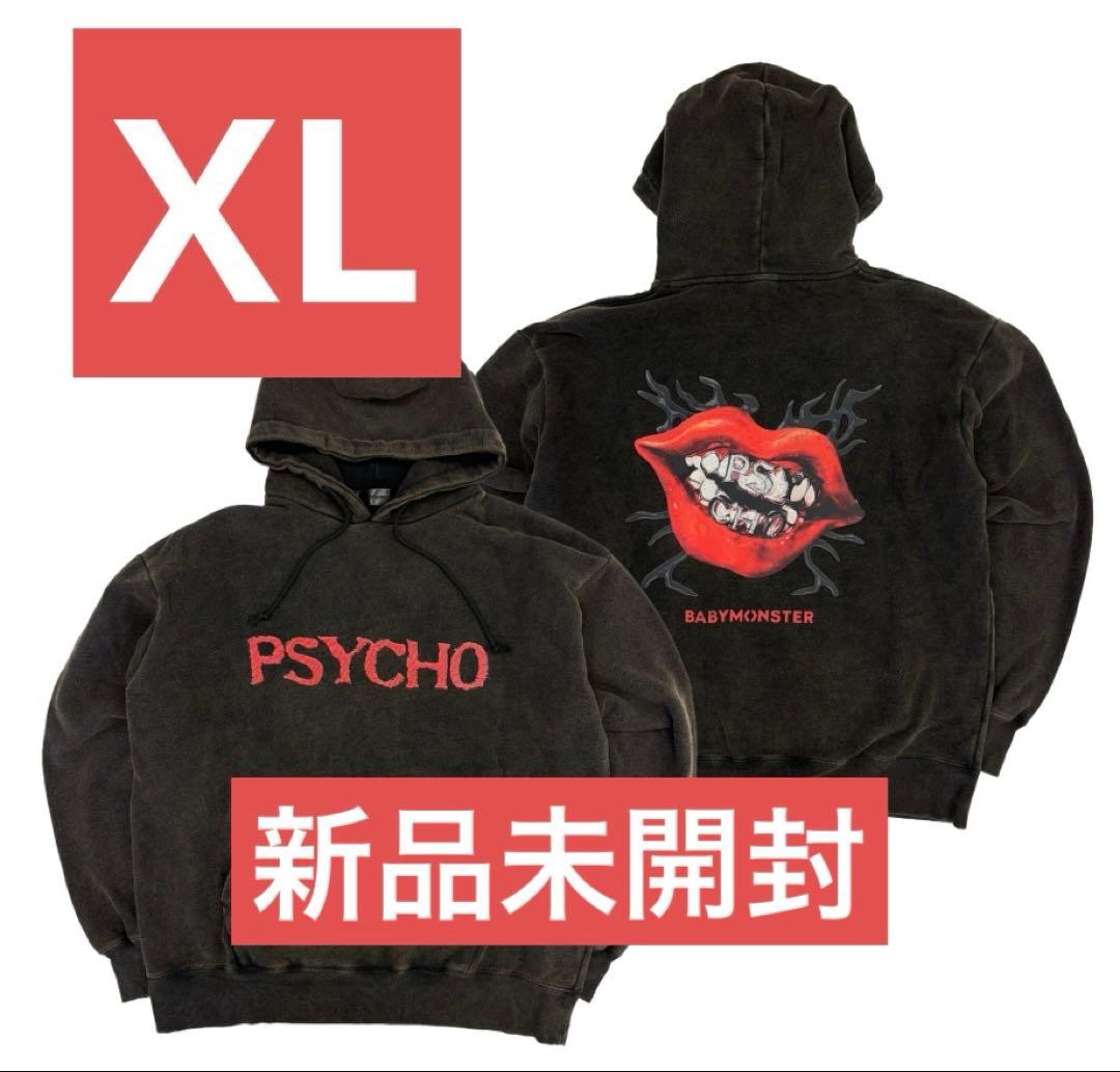 BABYMONSTER フーディー　PSYCHO 黒　XL