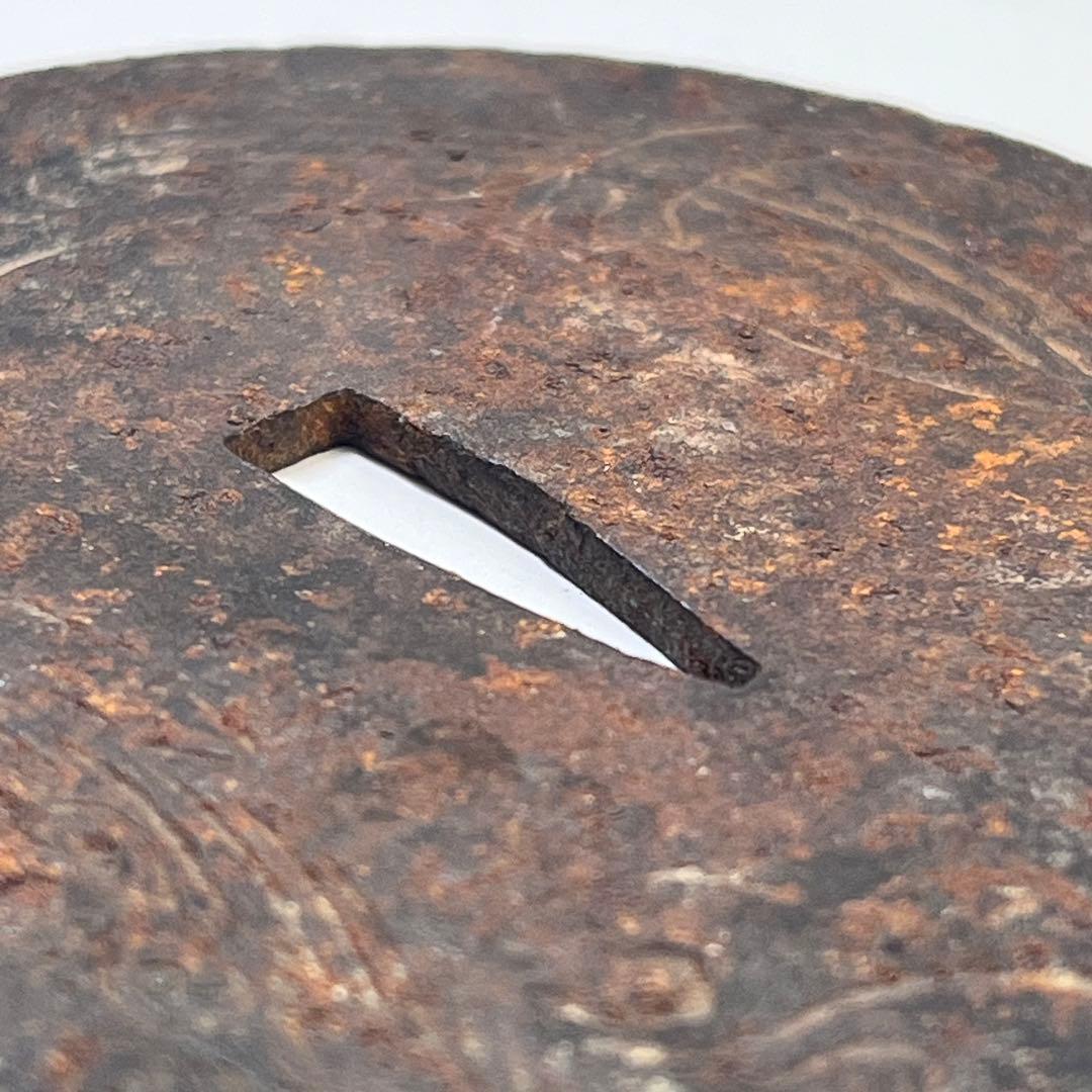 一点もの　鍔　刀装具　日本刀鍔　龍　竜　縁起物　古美術　年代物