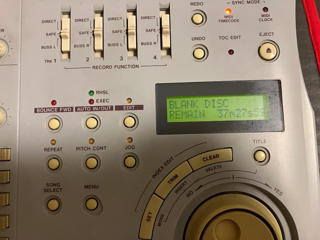 [動作チェック]TASCAM 564 MD マルチトラックレコーダー