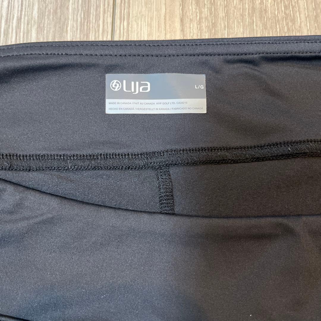 【美品】Lija リージャ　ブラックフリルテニススカート