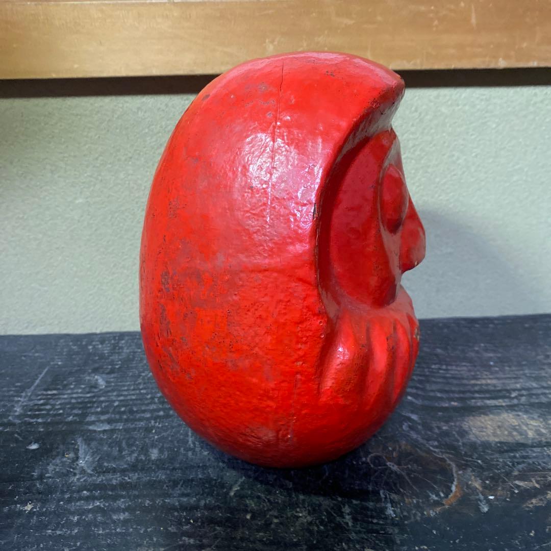 郷土玩具赤達磨張子の型15cm18cm12cm