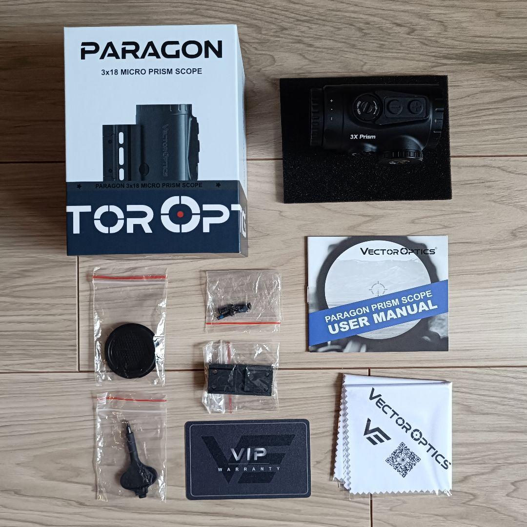 【VectorOptics】プリズムスコープ パラゴン 3x18