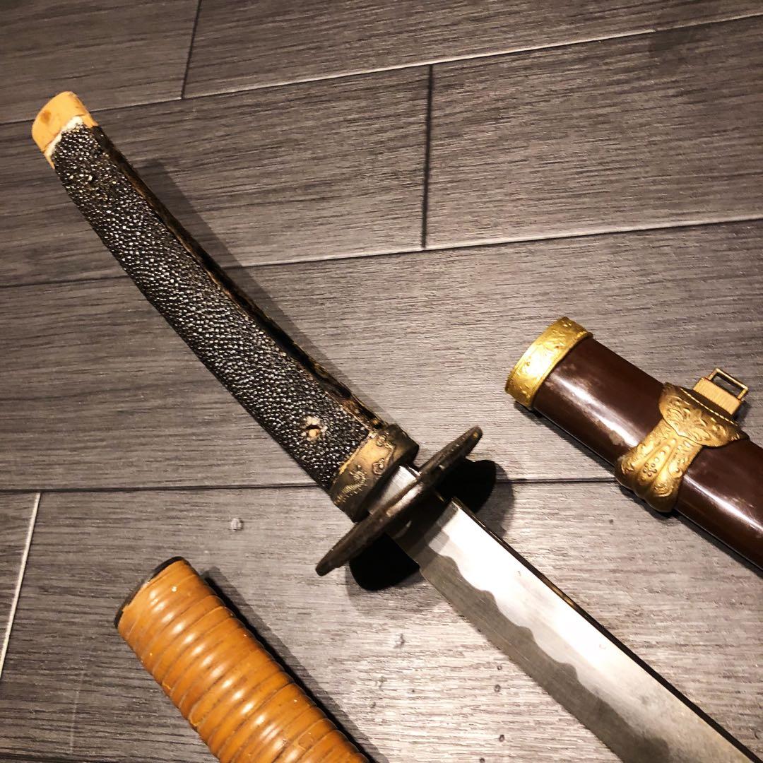 模造刀　大小6本セット　太刀　脇差　骨董品　模擬刀まとめ　ジャンク品あり　刀身