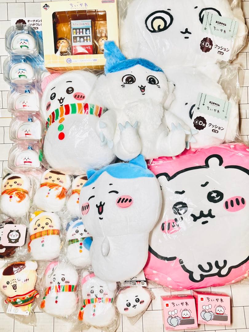 ちいかわ 一番くじ エニマイくじ クッション ぬいぐるみ 24点セット まとめ