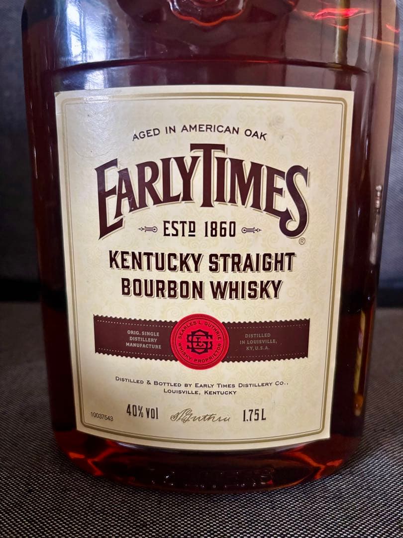 EARLY TIMES アーリータイムズ　1750ml 未開封　ミニボトル付き