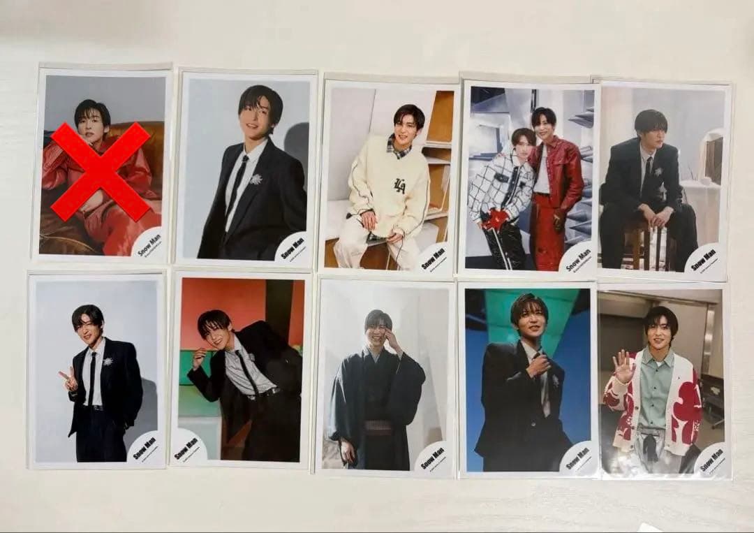 Man 目黒蓮 公式写真 95枚 まとめ売り