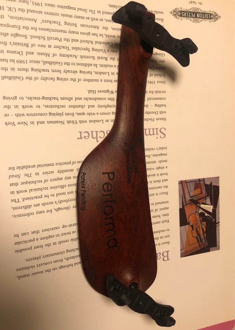 ひなまま Performa 4/4バイオリン用肩当て(箱、付属品あり)