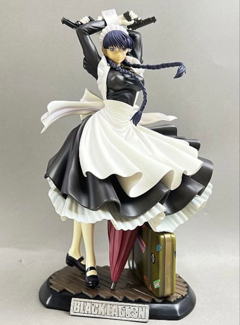 ロベルタ 血まみれリペイント ブラックラグーン ポリストーン製 フィギュア