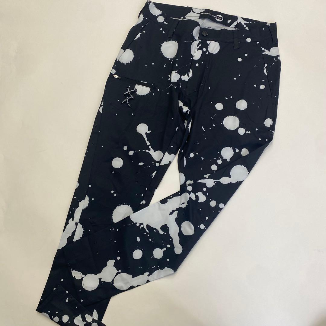 ラッセルノ　ブラック ナイロン　ゴルフ　トップス　パンツ