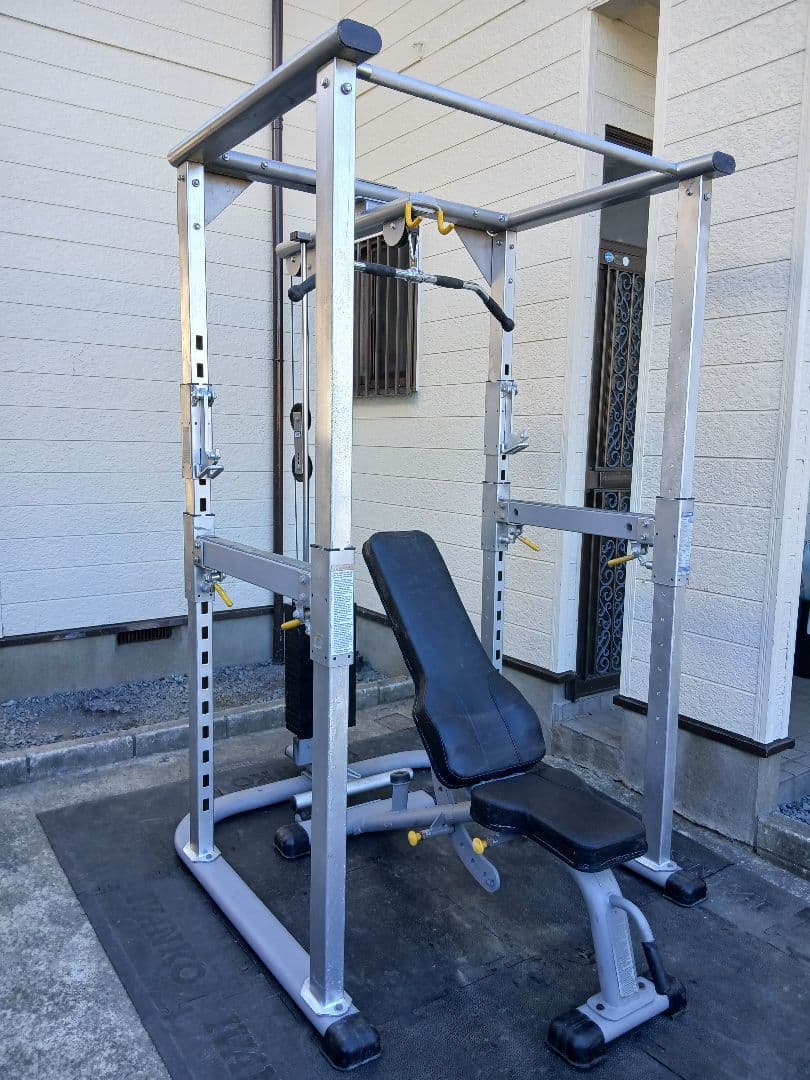 TUFF STUFF パワーラック CPR-265 ラットプル/ベンチ付き