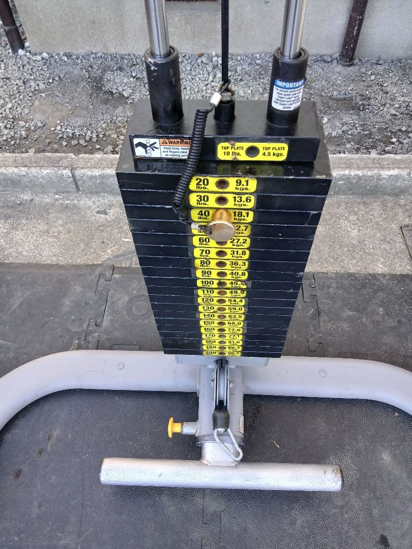 TUFF STUFF パワーラック CPR-265 ラットプル/ベンチ付き