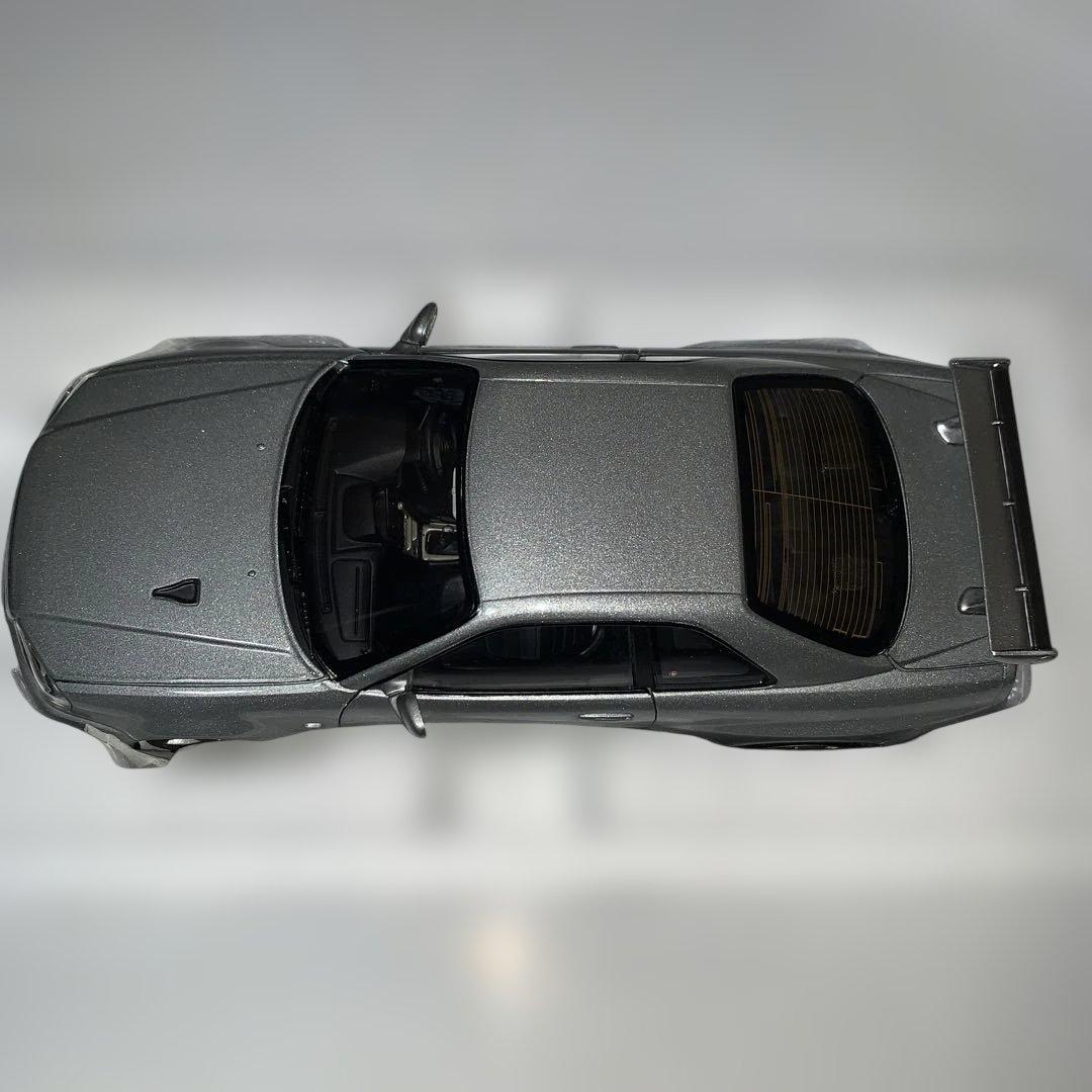 エブロ　日産スカイラインGT-R（R 34）VスペックⅡ 1/24 シルバー