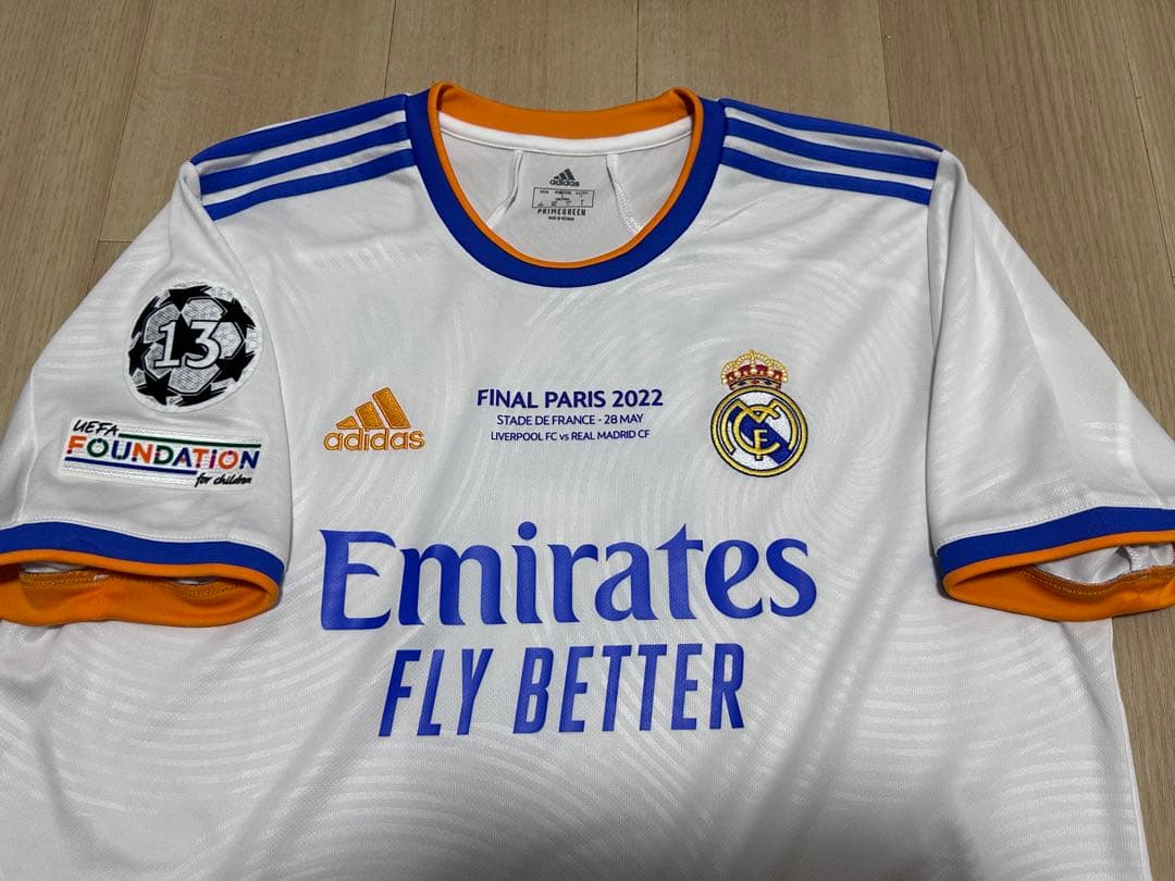 正規品　レアルマドリード　2021/22 チャンピオンズリーグ決勝戦ベンゼマ