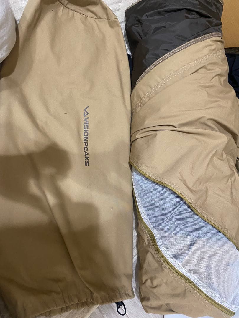 【美品】VISION PEAKS TCルーテントデュオ ベージュ