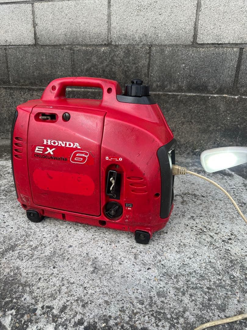 （動作確認済み）EX6 ホンダ 発電機 停電 防災 ポータブル エンジンOK！