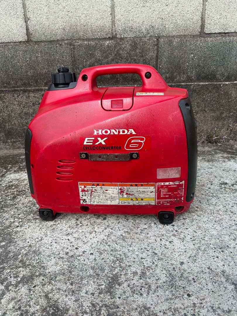 （動作確認済み）EX6 ホンダ 発電機 停電 防災 ポータブル エンジンOK！
