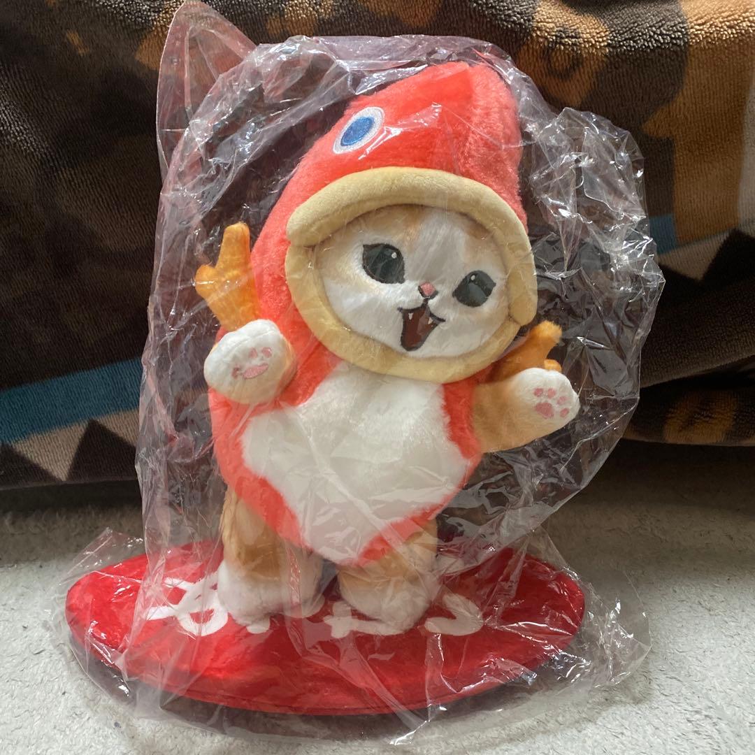 美品タグ付き　mofusand モフサンド　めで鯛にゃん　ぬいぐるみ