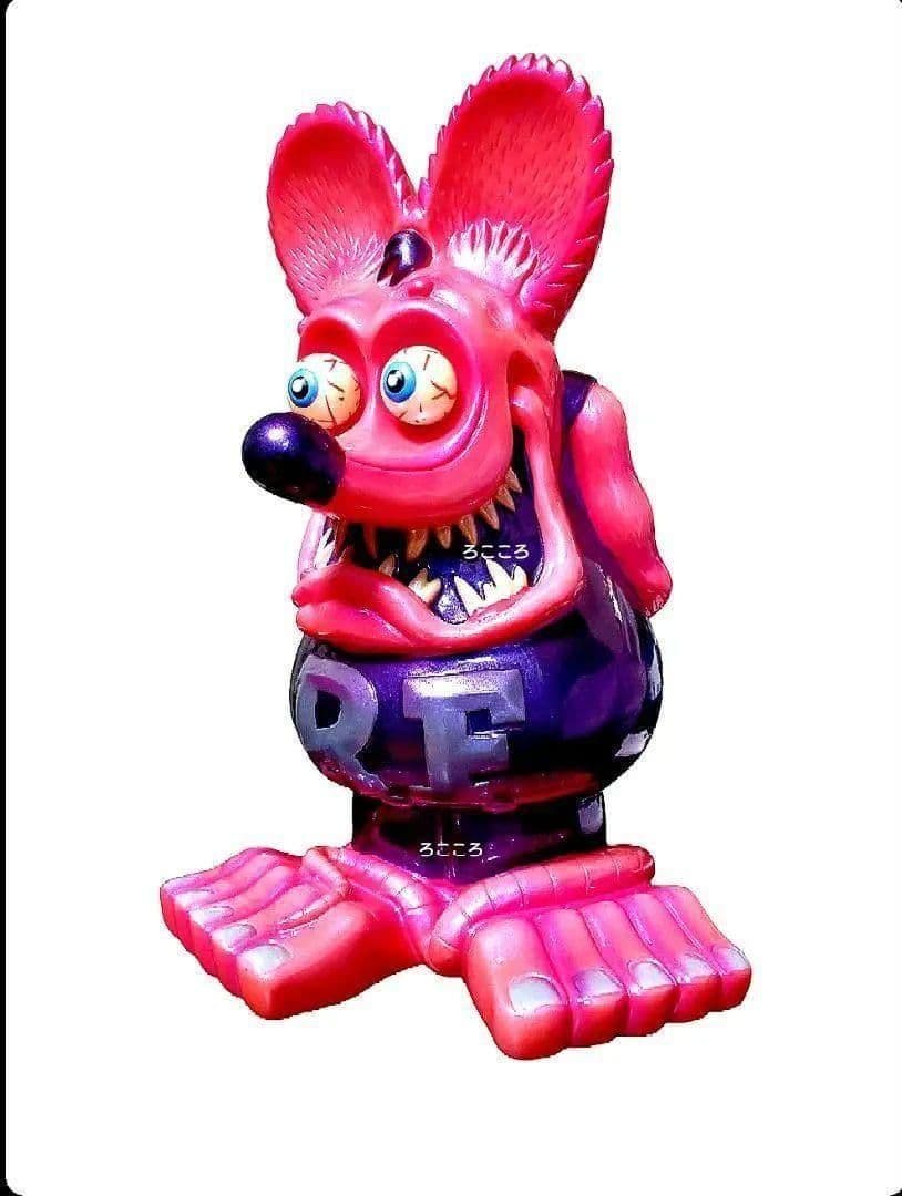 【SALE】 ラットフィンク フィギュア 艶メタリックピンク＆メタリックパープル