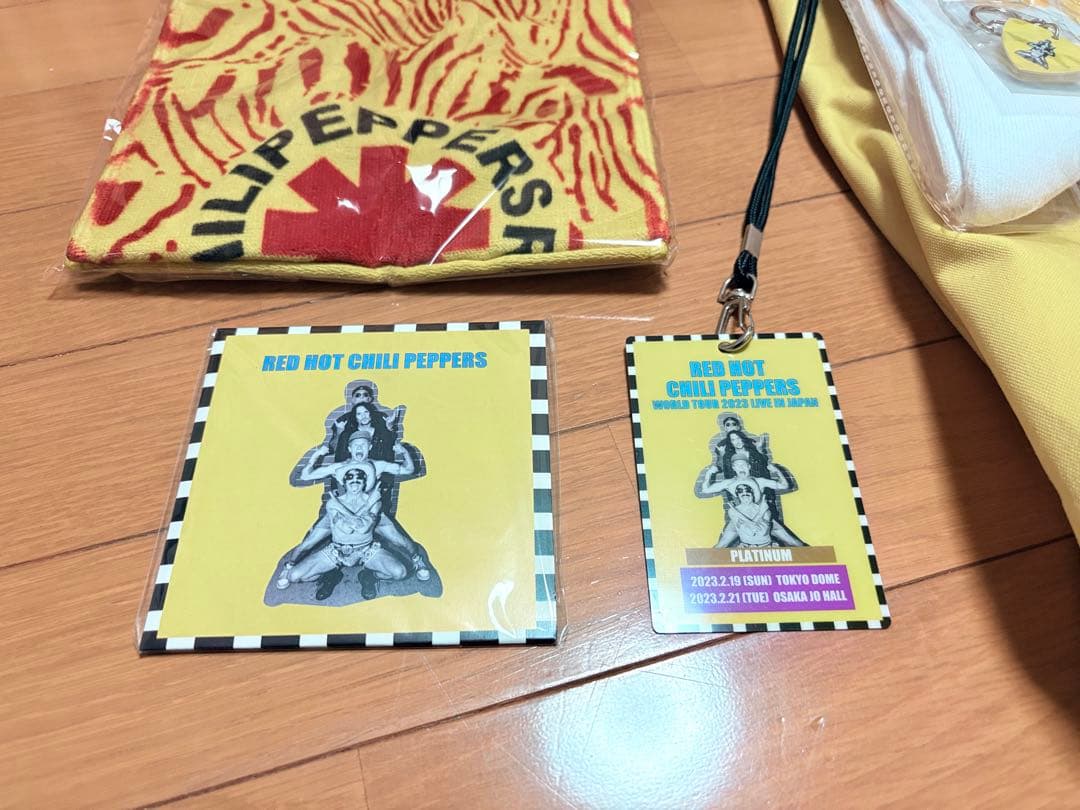 レッチリ 限定グッズ Red Hot Chili Peppers タオル