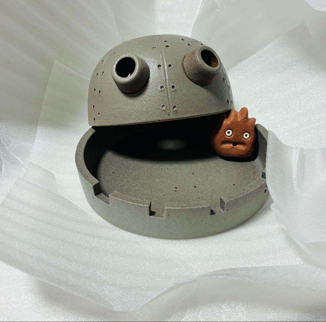 ジブリパーク　キャラクターグッズ　ハウルの動く城　カルシファー　信楽焼