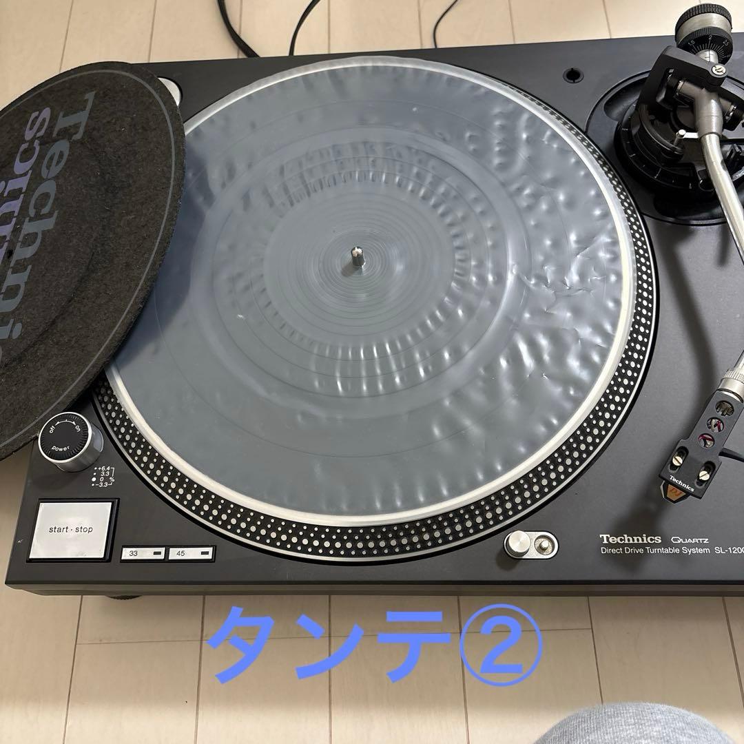 Technics SL-1200 ターンテーブル２台　ミキサー　セット