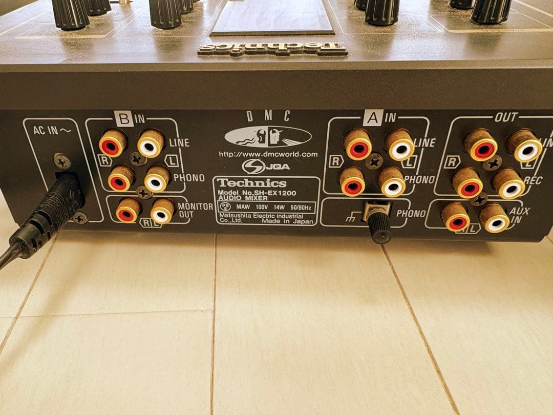 Technics SL-1200 ターンテーブル２台　ミキサー　セット