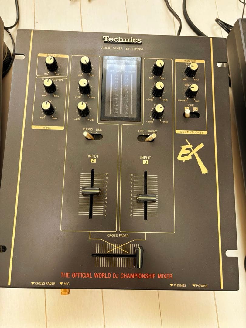 Technics SL-1200 ターンテーブル２台　ミキサー　セット