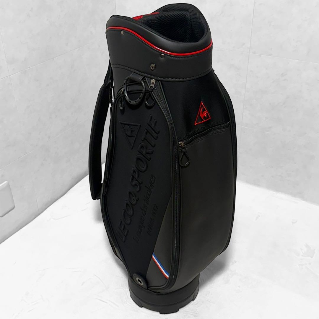 【2in1】黒 le coq sportif ゴルフ キャディバッグ