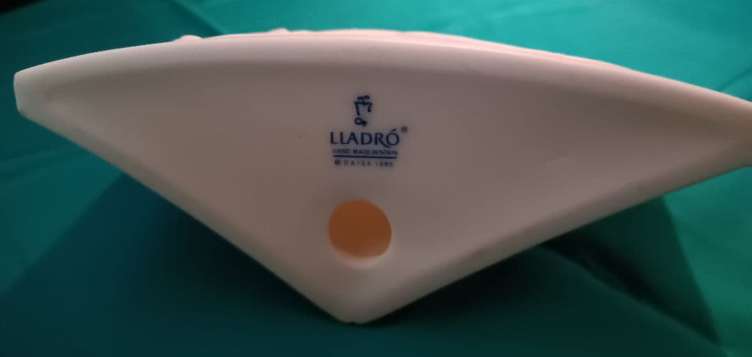 【リヤドロ】LLADRO　ドン・キホーテ　スペイン　磁器　ロゴ入りスタンドセット