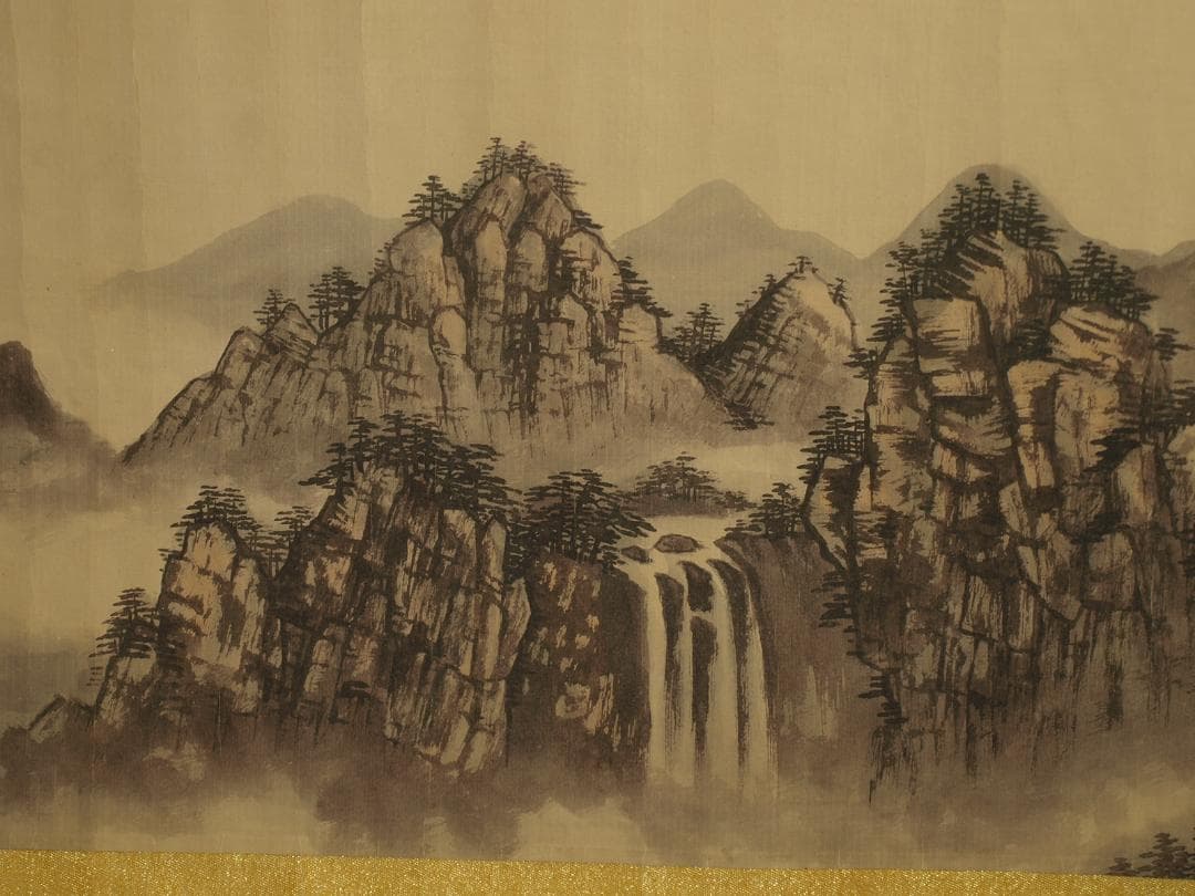 中国明時代の掛軸　 激安骨董品　肉筆保証　博物館保管品 BD456A11-7