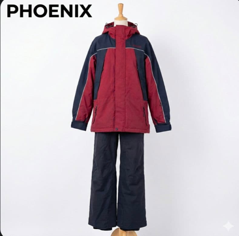 フェニックス スキーウェア 上下セット XO バーガンディ ウィンタースポーツ
