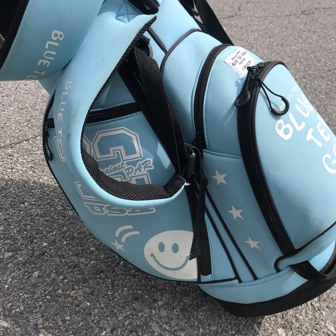 キャディバッグ　スタンド式　ブルーティー