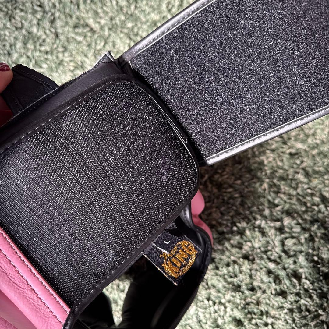 TOP KING ボクシング ヘッドギア Lサイズ ピンク