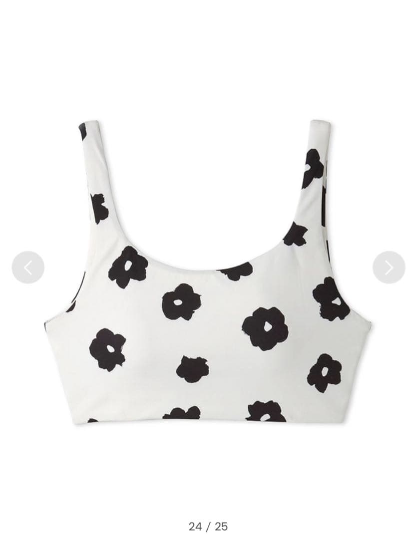 emmi カモミール柄ブラトップレギンスセット