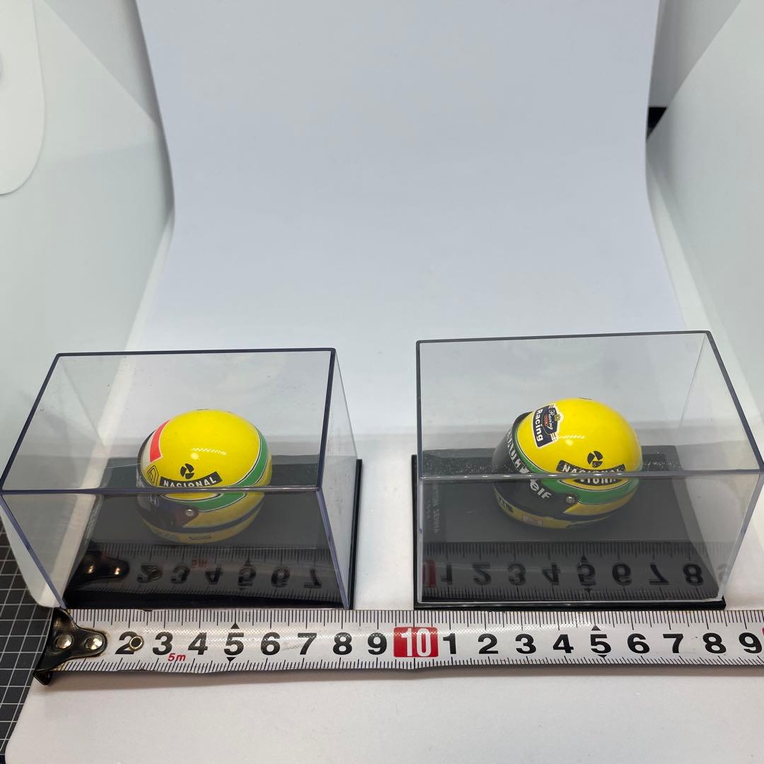 Ayrton Senna ミニチュアヘルメット 1991 1994 箱無し。