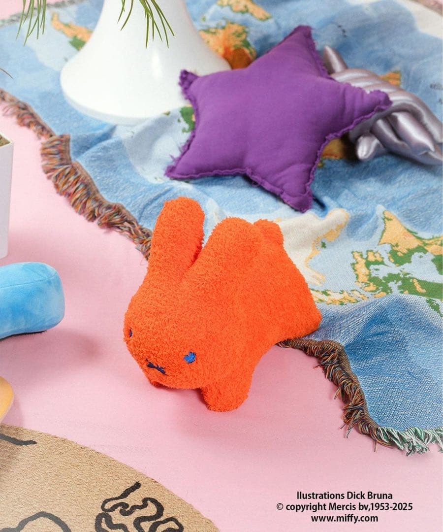 【別注】ides×MEDICOM TOY/ブルーナボンボンふわモコミニラビット