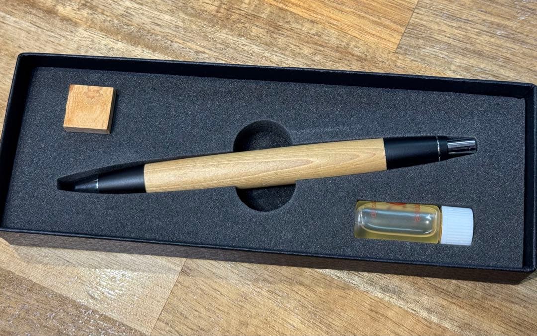 野原工芸 木曽ひのき ボールペン 本体 天然木